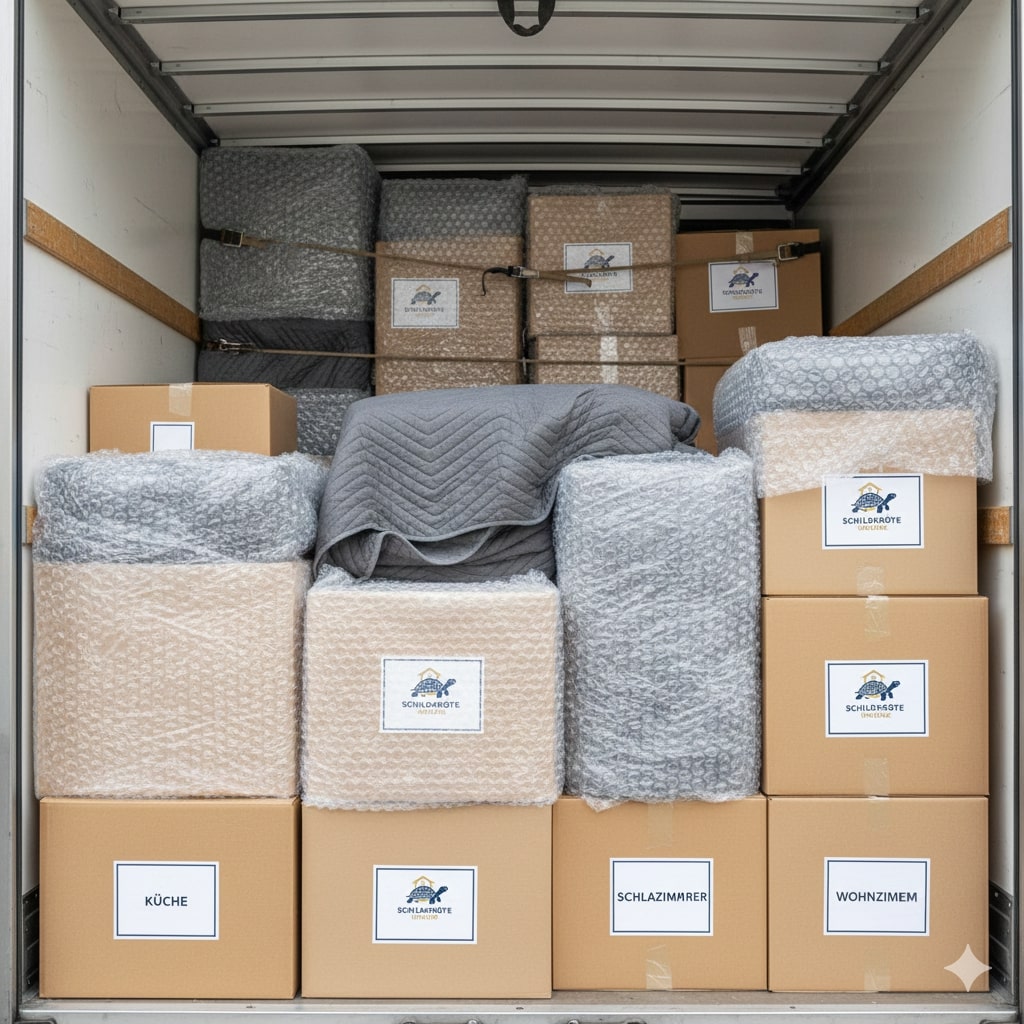 Professionelles Umzugsmaterial und Verpackung